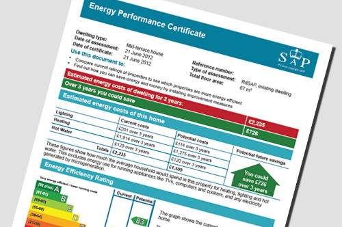 Residential EPCs from £35 + vat